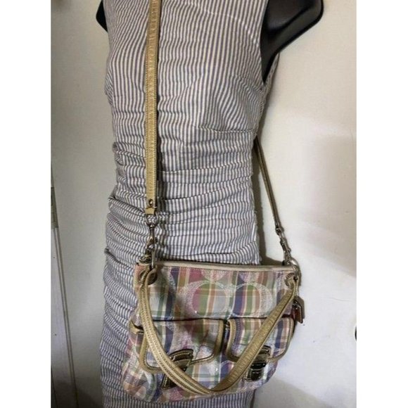 coach msrp multicolor fabric cross body bag - Picture 5 of 10